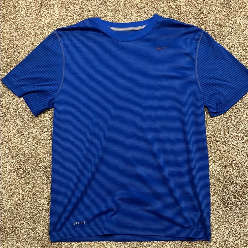 Nike Men's Blue Dri-FIT Shirt